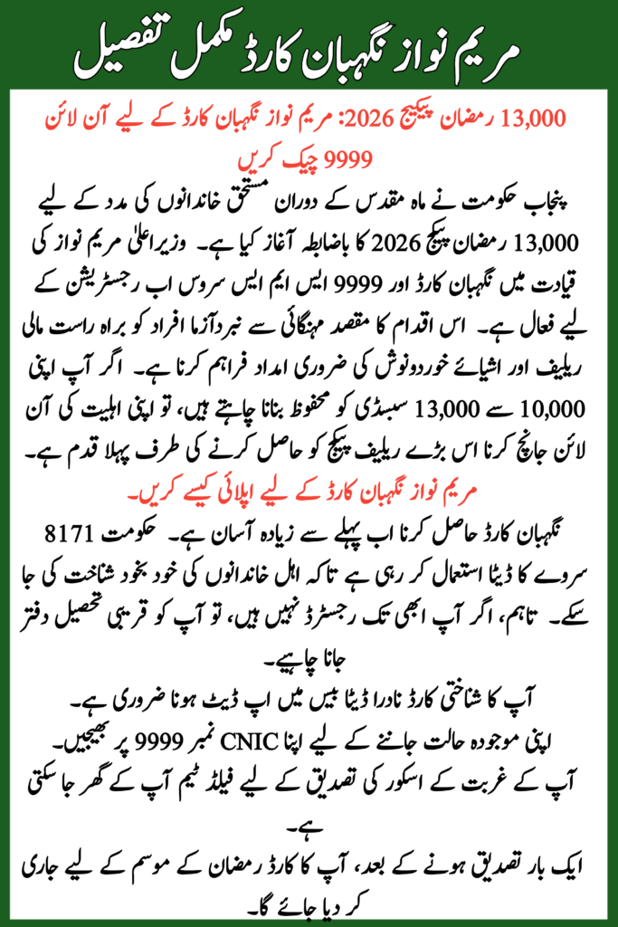 Maryam Nawaz Nigehban Card